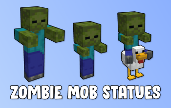 Zombie Mob Statues