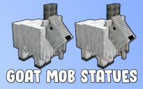 Goat Mob Statues