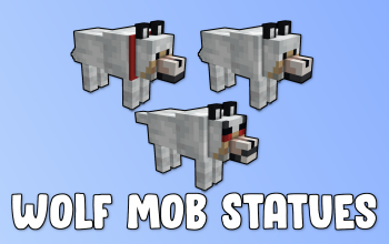 Wolf Mob Statues