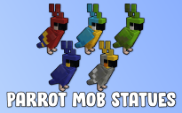 Parrot Mob Statues