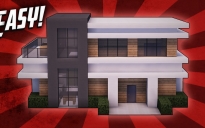 Minecraft: How To Make a Enderman Stealing a Modern House! 