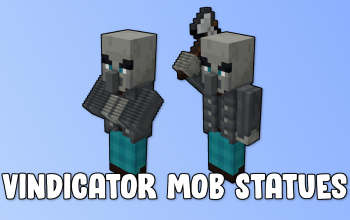 Vindicator Mob Statues