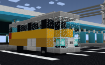 yellow 6x4 bus