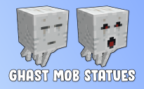 Ghast Mob Statues