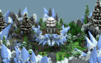 Free Download Minecraft Ice Warzone 400x400