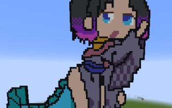 Elma (maid with dragons) Pixelart