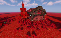 Nether Fantasy Hoglin Stable