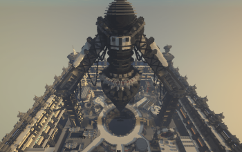 Sci-Fi Futuristic Minecraft Spawn (250×250)