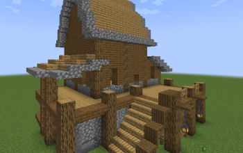 Large wooden house #02 Minecraft Map