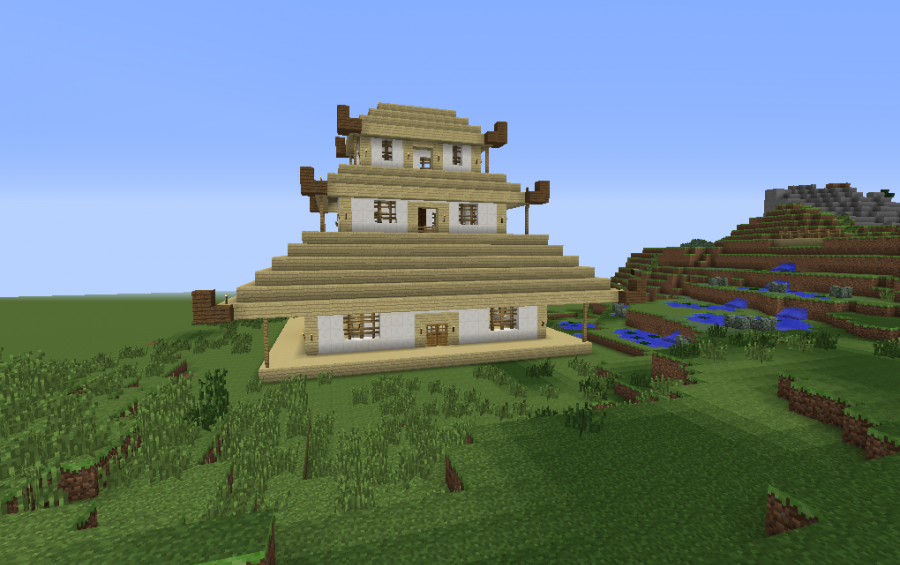 Asian Pagoda - Blueprints for MineCraft Houses, Castles, Towers