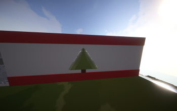 Flag Lebanon