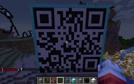 Rick Roll QR Code minecraft tutorial 