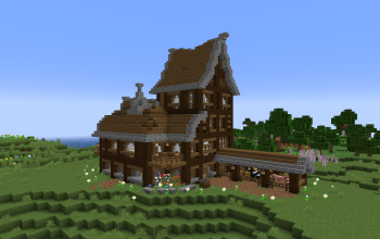 Minecraft: Large Medieval House 1.18