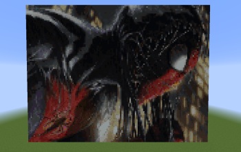 Venom & Spiderman Pixelart