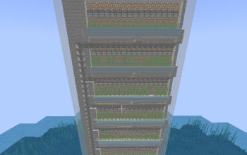 Sugar Cane Farm (with minecart)