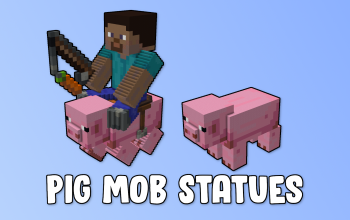 Pig Mob Statues