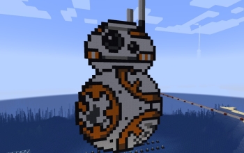 BB8 Star Wars Pixel Art Schematic
