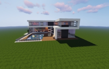 Modern House with Pool MC 1.18.x
