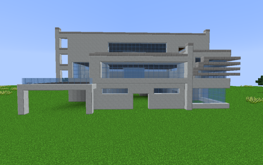 its a home i made in minecraft with little blocks and chisel mod