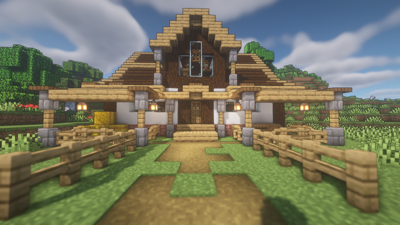 X 上的 CloseeDBr：「Minecraft: Casa de Fazenda  Farm House (Medieval) :    / X