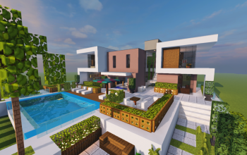 Modern House #133 (Map + Schematics)