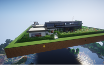 big minecraft modern house