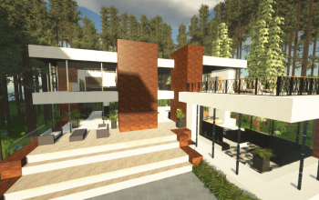 Realistc Modern House