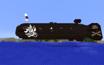 Functional Submersible Pirate Airship