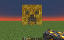 Gold Creeper Mob Head