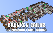"What Shall We Do with the Drunken Sailor?" on Minecraft Note Blocks