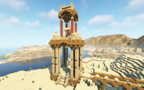 Ancient desert lighthouse