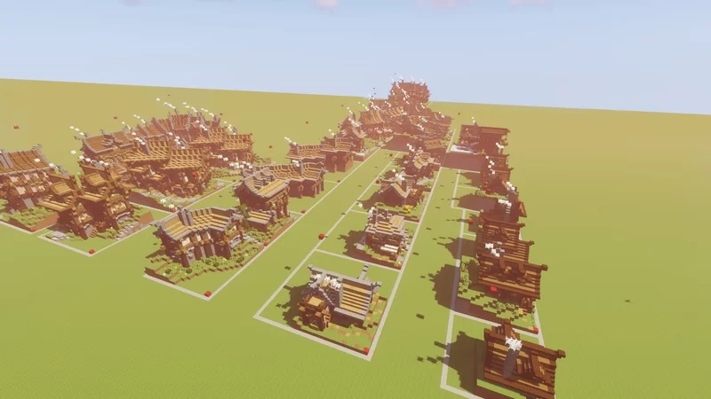 Medieval structures (Herreria y casas medievales) Minecraft Map
