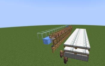 High capacity villager farm