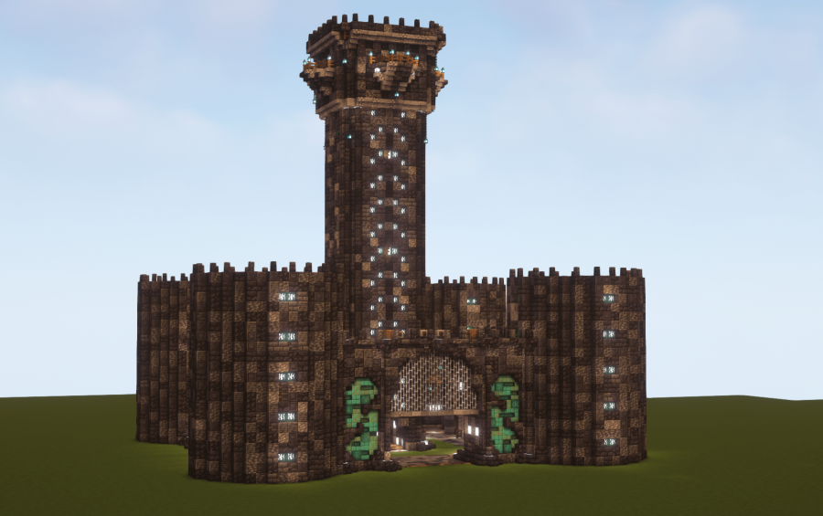 Medieval Stone House - Blueprints for MineCraft Houses, Castles, Towers,  and more