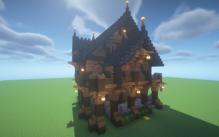 Medieval Manor : Minecraftbuilds Minecraft houses, Minecraft architecture, Minecraft blueprints