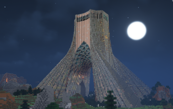 Azadi Tower in Minecraft