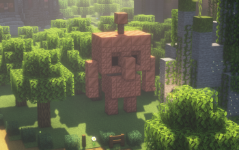 Cute copper golem