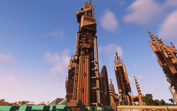 Steampunk skyscraper Model 1