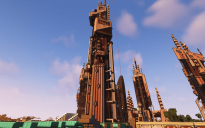 Steampunk skyscraper Model 1