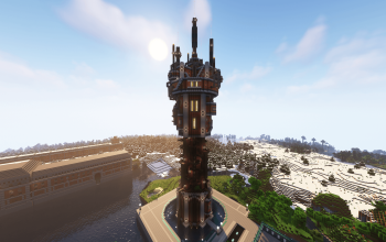 Steampunk skyscraper Model 5