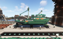 Copper-Green Fishingboat