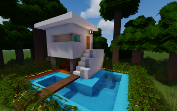 Minecraft: How To Build Simple Modern House Easy And Small #7