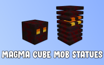 Magma Cube Mob Statues