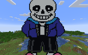 Gold sans im pixel art