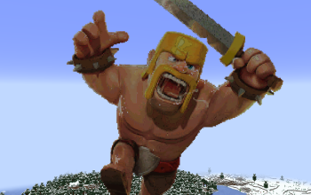 Clash of clan barbarian