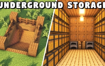 Minecraft Underground Storage Room