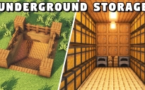 Minecraft Underground Storage Room
