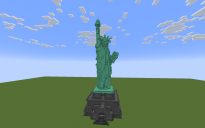 Statue of Liberty (Deepslate Base)