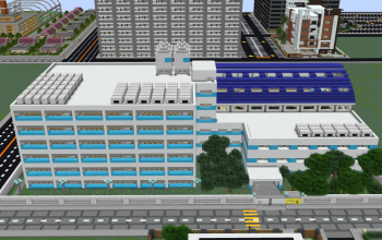 Blue-White (Minecraftia) Primary School