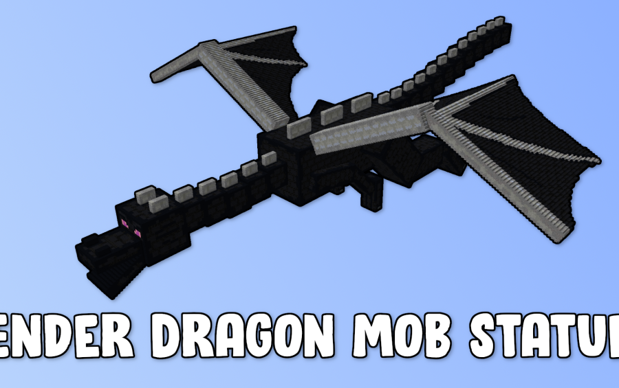 Small Ender Dragon Statue WorldEdit Schematic Minecraft Map